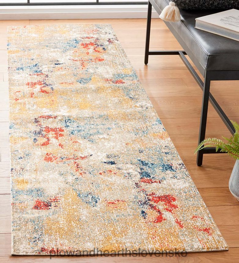 Plow & Hearth interiérový/vonkajší penelope akvarelový koberec 6P208P1426 domáce potreby