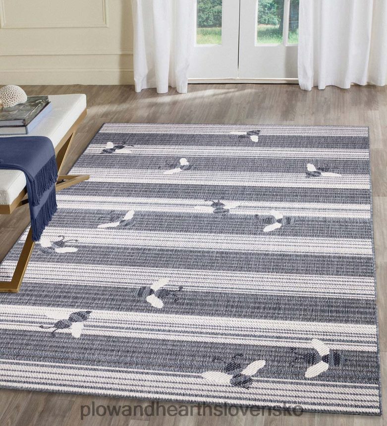 Plow & Hearth interiérový/vonkajší polypropylénový koberec pre včely medonosné 6P208P1341 domáce potreby