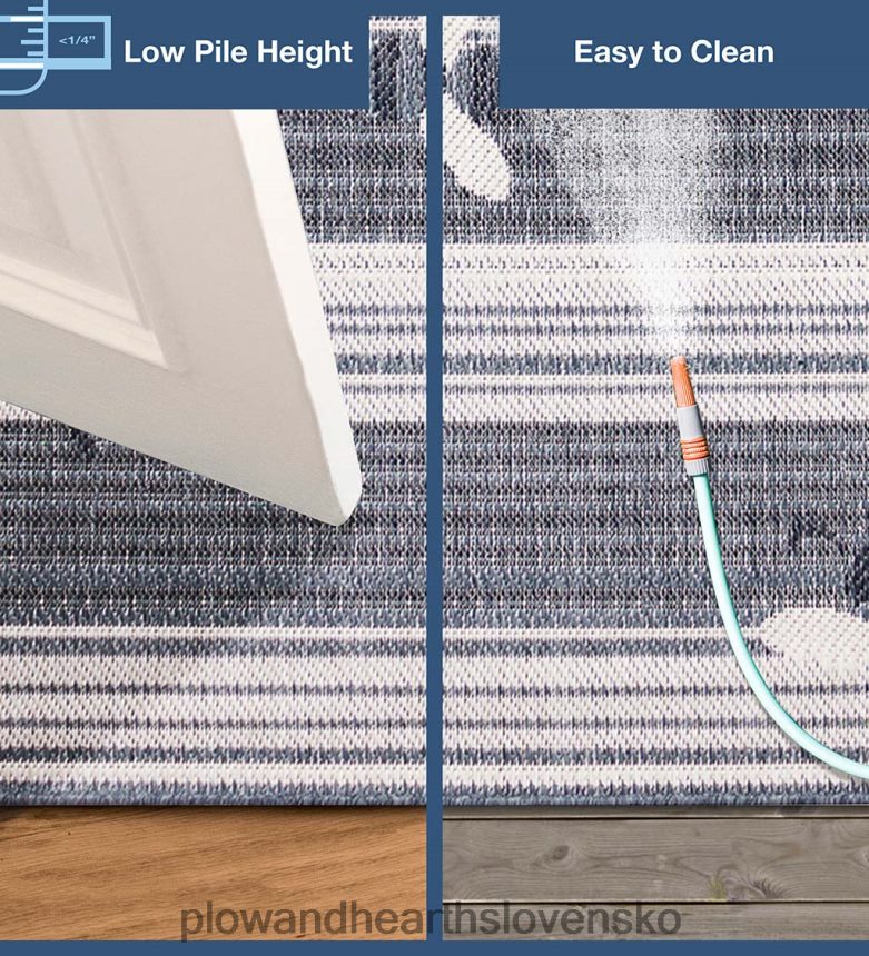 Plow & Hearth interiérový/vonkajší polypropylénový koberec pre včely medonosné 6P208P1341 domáce potreby