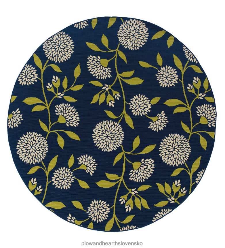 Plow & Hearth kvetinový surry vnútorný/vonkajší polypropylénový koberec 6P208P1277 domáce potreby