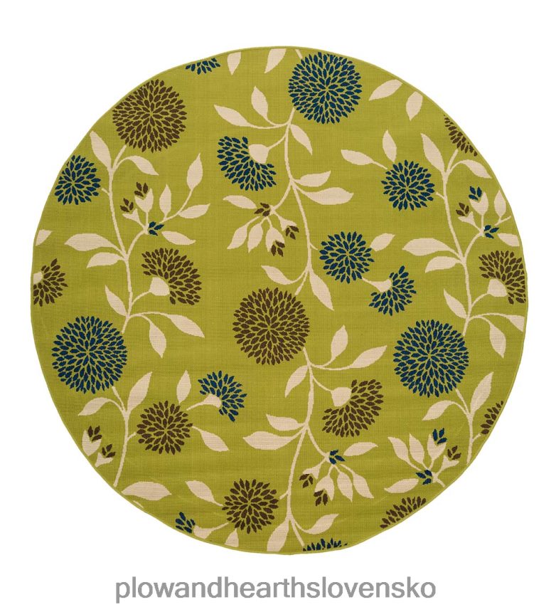 Plow & Hearth kvetinový surry vnútorný/vonkajší polypropylénový koberec 6P208P1277 domáce potreby