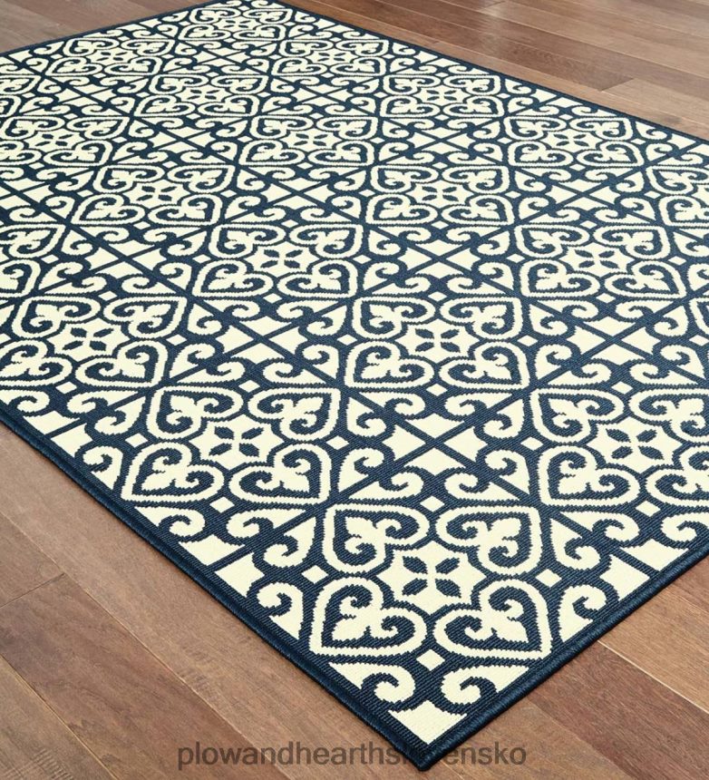 Plow & Hearth polypropylénový koberec marston trellis pre vnútorné/vonkajšie plochy 6P208P1370 domáce potreby