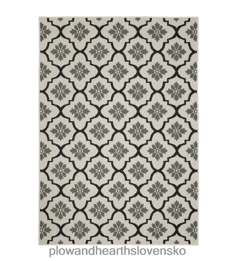 Plow & Hearth polypropylénový koberec pre vnútorné/vonkajšie york tilework 6P208P1453 domáce potreby