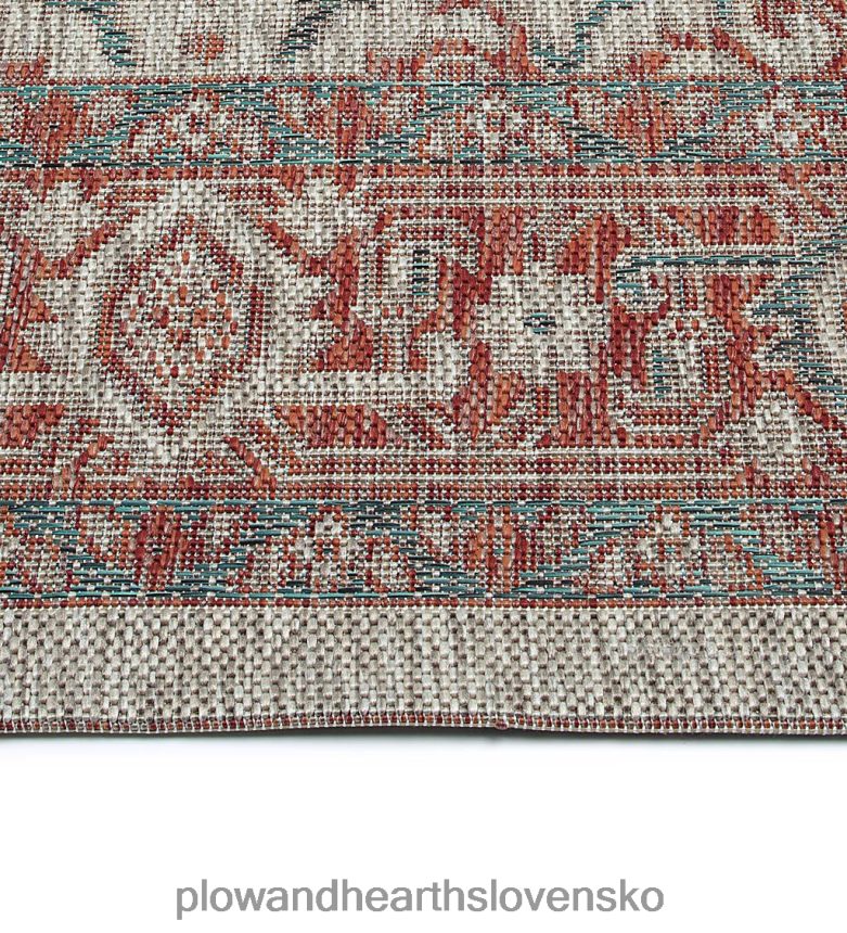 Plow & Hearth vnútorný/vonkajší damaškový polypropylénový koberec lake placid 6P208P1401 domáce potreby