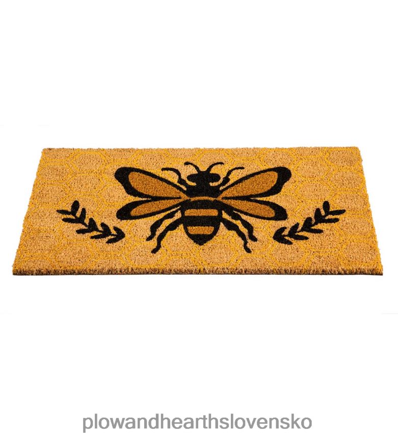 Plow & Hearth vnútorná/vonkajšia rohož z kokosových vlákien včiel a vavrínov 6P208P1458 domáce potreby