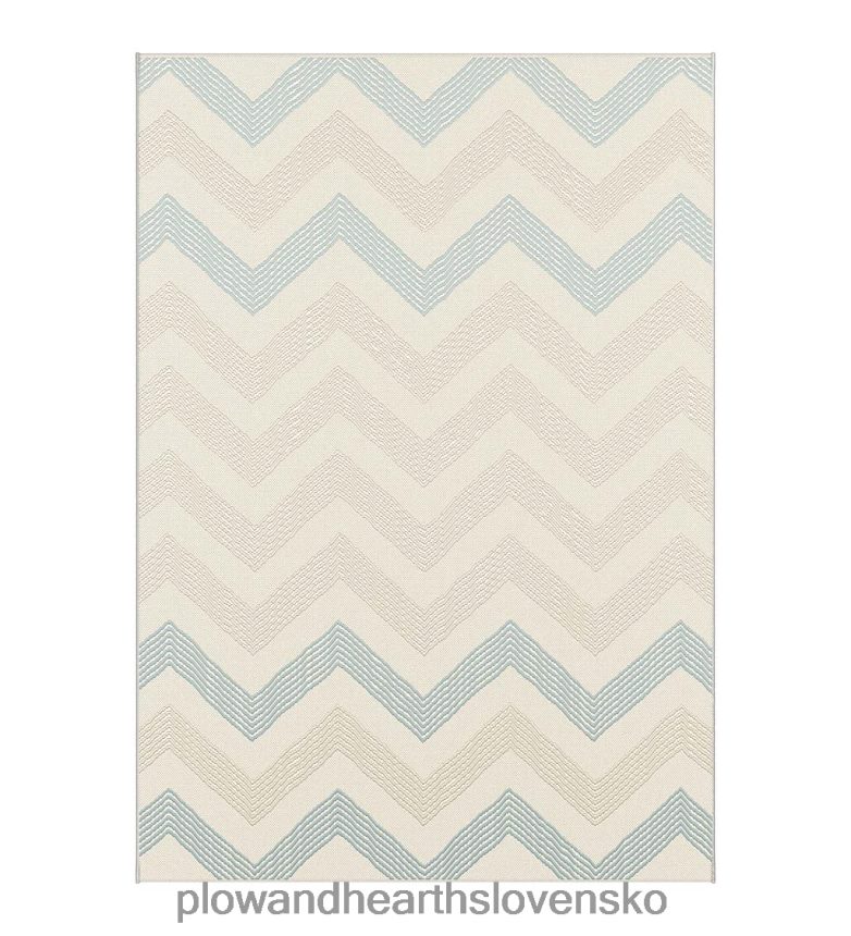 Plow & Hearth vnútorný/vonkajší široký koberec, 5' x 8' - hnedý 6P208P1437 domáce potreby