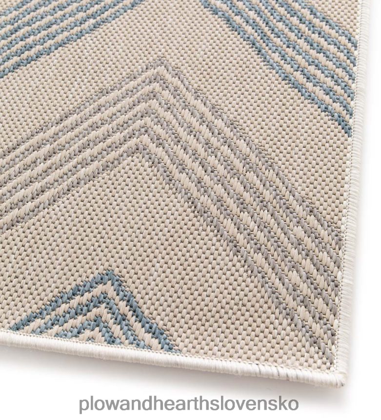 Plow & Hearth vnútorný/vonkajší široký koberec, 5' x 8' - hnedý 6P208P1437 domáce potreby