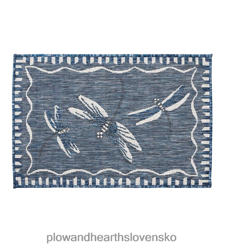 Plow & Hearth vnútorný/vonkajší koberec vážka 6P208P1361 domáce potreby