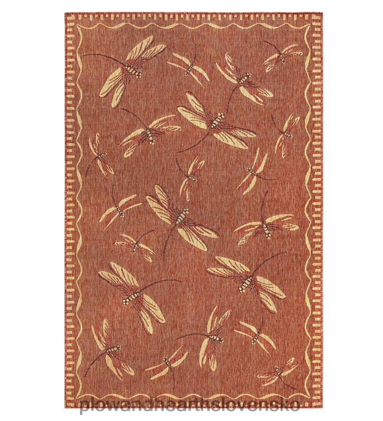 Plow & Hearth vnútorný/vonkajší koberec vážka 6P208P1361 domáce potreby