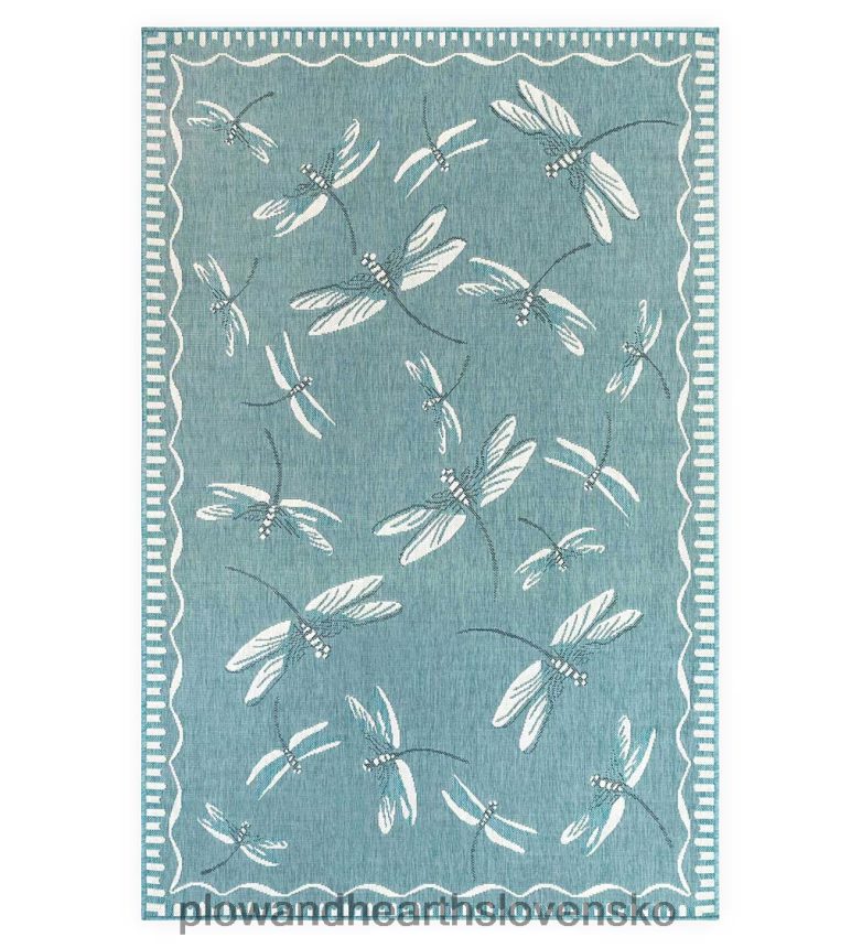 Plow & Hearth vnútorný/vonkajší koberec vážka 6P208P1361 domáce potreby