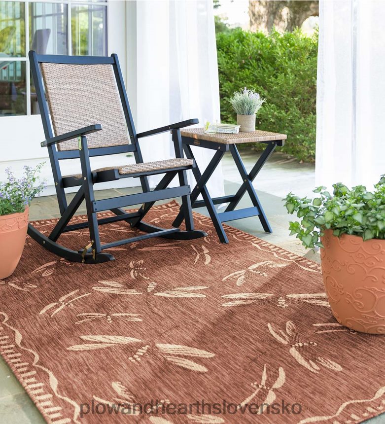 Plow & Hearth vnútorný/vonkajší koberec vážka 6P208P1361 domáce potreby