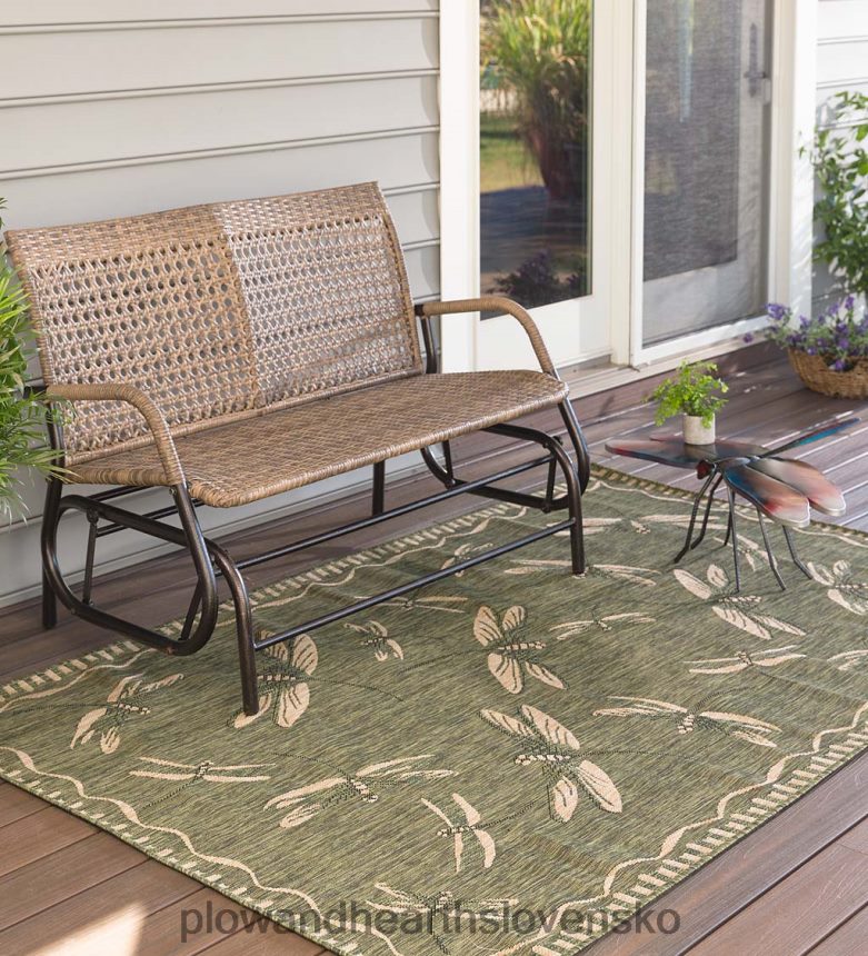 Plow & Hearth vnútorný/vonkajší koberec vážka 6P208P1361 domáce potreby