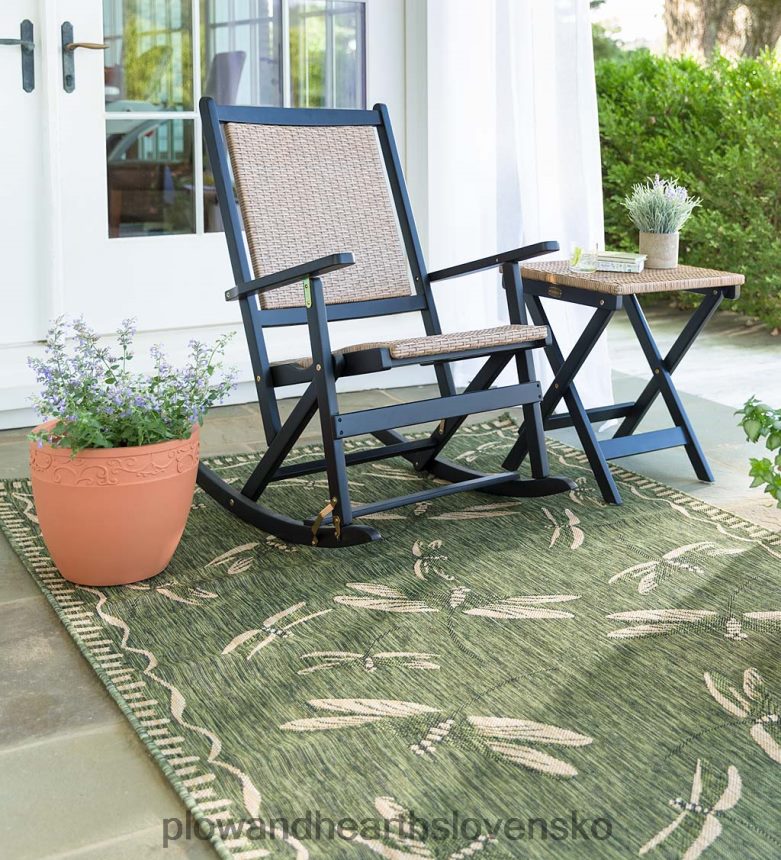 Plow & Hearth vnútorný/vonkajší koberec vážka 6P208P1361 domáce potreby