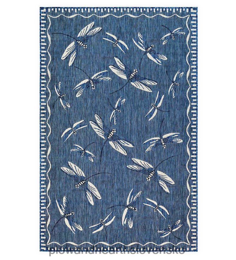 Plow & Hearth vnútorný/vonkajší koberec vážka 6P208P1361 domáce potreby