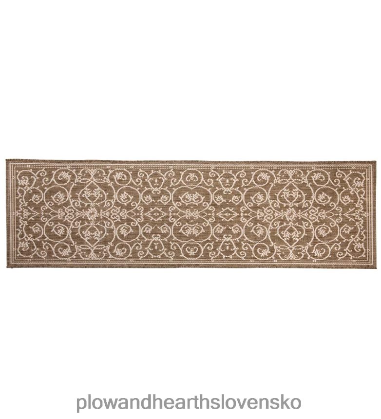 Plow & Hearth vnútorný/vonkajší koberec veranda scroll 6P208P1274 domáce potreby