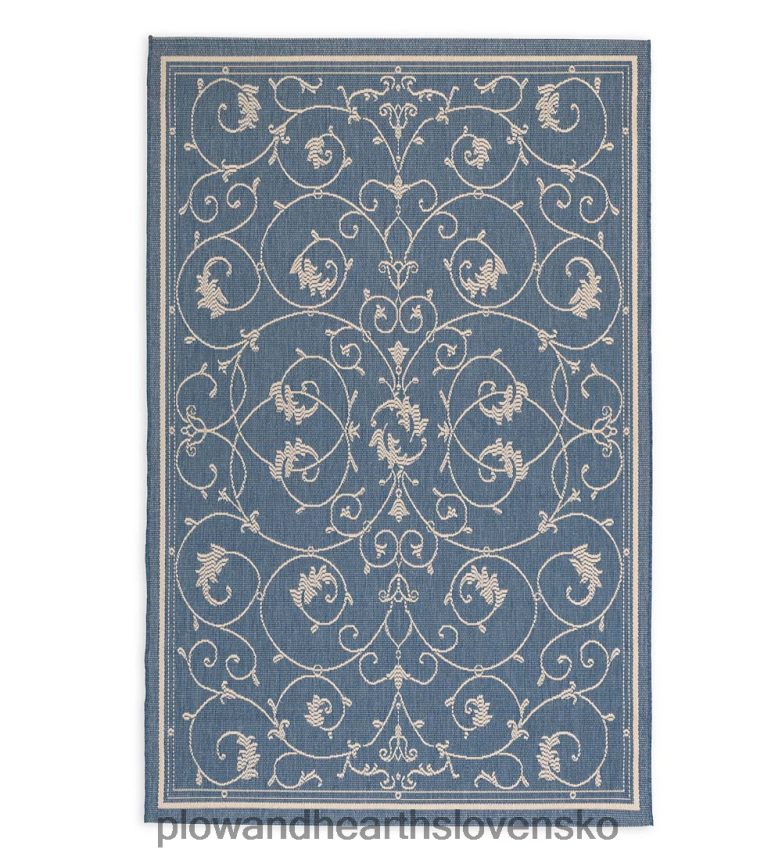 Plow & Hearth vnútorný/vonkajší koberec veranda scroll 6P208P1274 domáce potreby