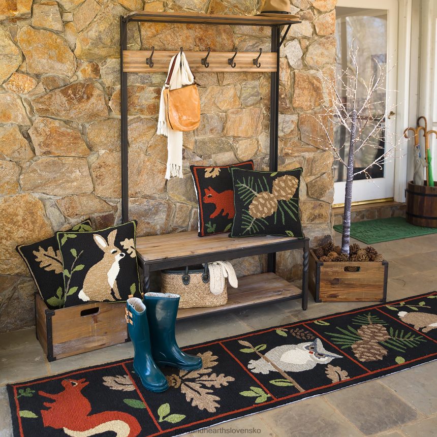 Plow & Hearth vnútorný/vonkajší lesný bežec 6P208P1279 domáce potreby