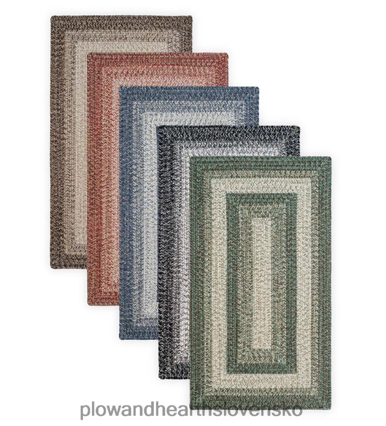 Plow & Hearth vnútorný/vonkajší obdĺžnikový polypropylénový spletený koberec woodridge 6P208P1351 domáce potreby