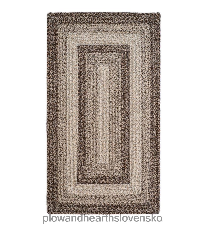 Plow & Hearth vnútorný/vonkajší obdĺžnikový polypropylénový spletený koberec woodridge 6P208P1351 domáce potreby