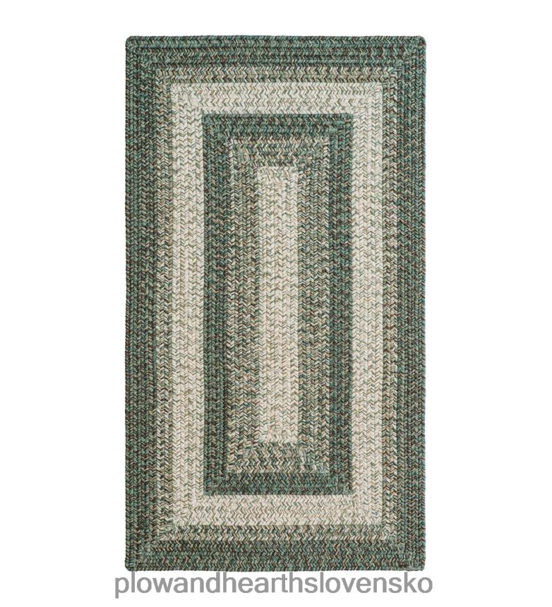 Plow & Hearth vnútorný/vonkajší obdĺžnikový polypropylénový spletený koberec woodridge 6P208P1351 domáce potreby