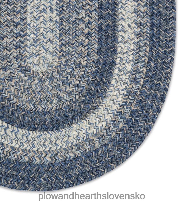 Plow & Hearth vnútorný/vonkajší oválny polypropylénový spletený drevený koberček 6P208P1355 domáce potreby