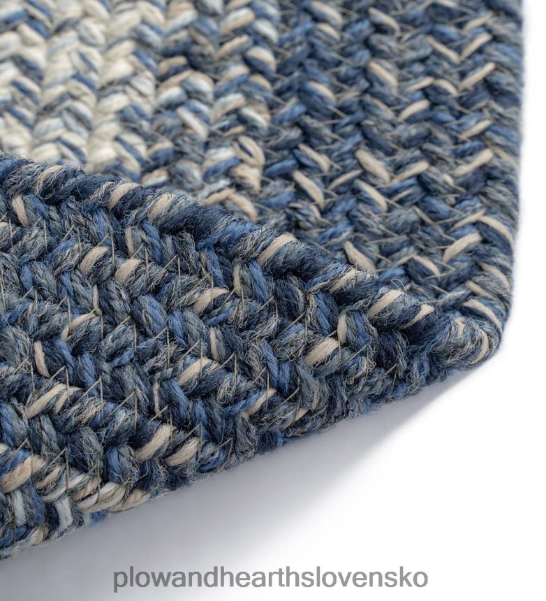 Plow & Hearth vnútorný/vonkajší oválny polypropylénový spletený drevený koberček 6P208P1355 domáce potreby