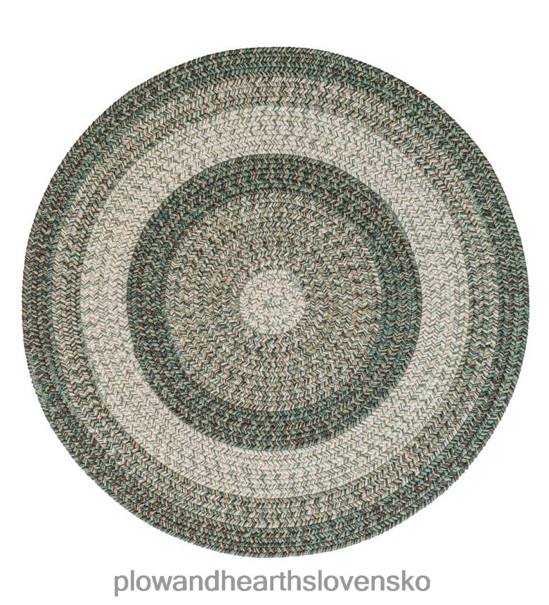 Plow & Hearth vnútorný/vonkajší oválny polypropylénový spletený drevený koberček 6P208P1355 domáce potreby
