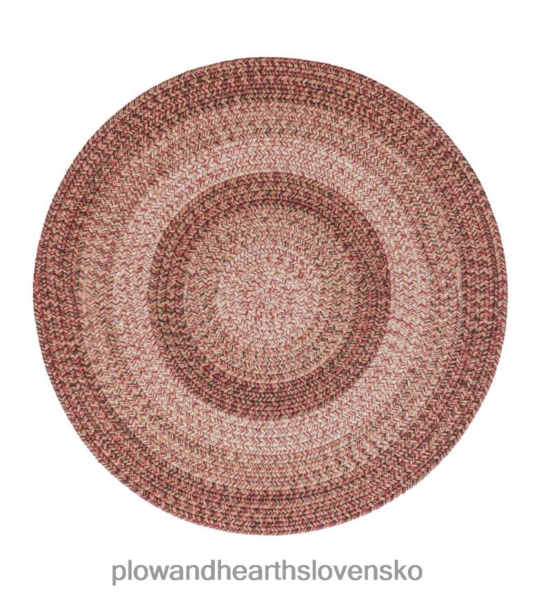 Plow & Hearth vnútorný/vonkajší oválny polypropylénový spletený drevený koberček 6P208P1355 domáce potreby