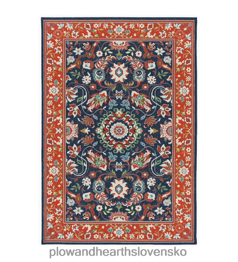 Plow & Hearth vnútorný/vonkajší polypropylénový koberec brunswick s okrajom 6P208P1397 domáce potreby