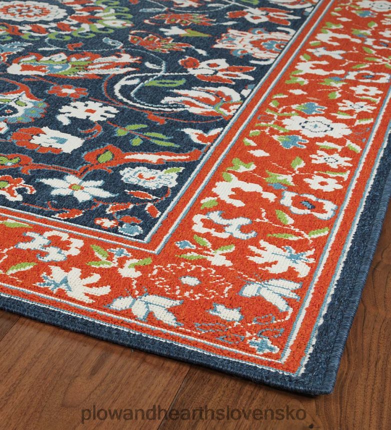 Plow & Hearth vnútorný/vonkajší polypropylénový koberec brunswick s okrajom 6P208P1397 domáce potreby