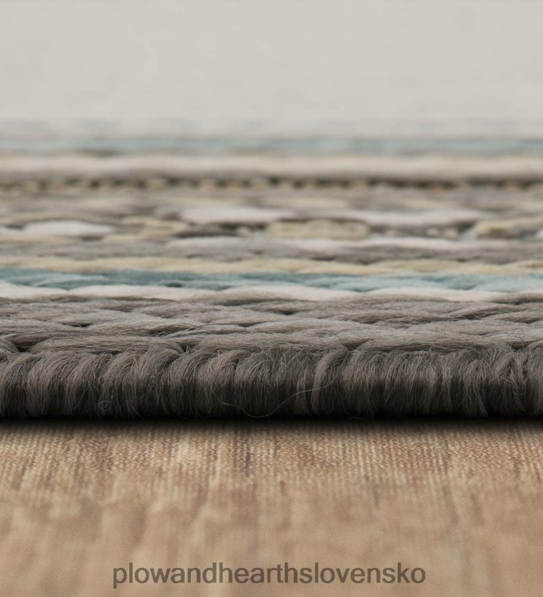 Plow & Hearth vnútorný/vonkajší polypropylénový koberec la grange border 6P208P1354 domáce potreby