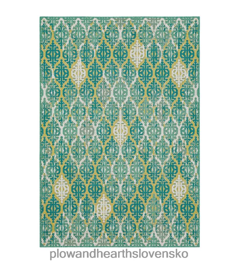 Plow & Hearth vnútorný/vonkajší polypropylénový koberec la grange ikat 6P208P1342 domáce potreby