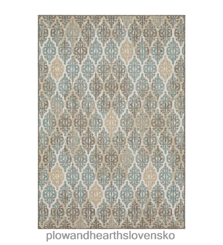 Plow & Hearth vnútorný/vonkajší polypropylénový koberec la grange ikat 6P208P1342 domáce potreby