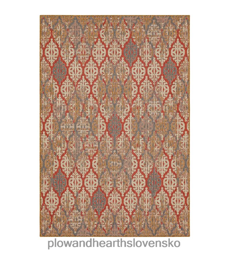 Plow & Hearth vnútorný/vonkajší polypropylénový koberec la grange ikat 6P208P1342 domáce potreby