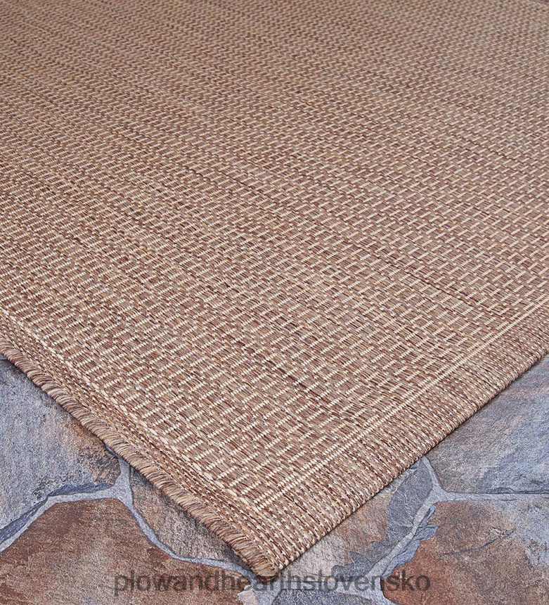 Plow & Hearth vnútorný/vonkajší polypropylénový koberec s textúrou verandy, behúň 2'3