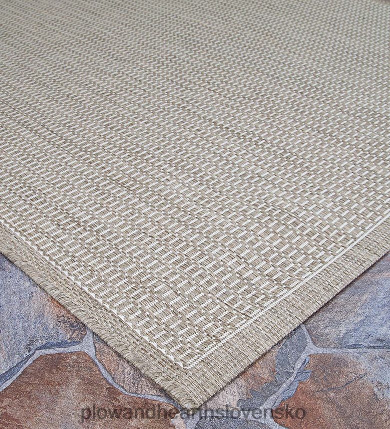 Plow & Hearth vnútorný/vonkajší polypropylénový koberec s textúrou verandy, behúň 2'3