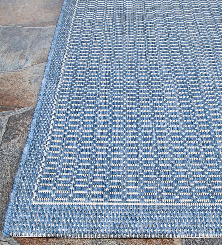 Plow & Hearth vnútorný/vonkajší polypropylénový koberec s textúrou verandy, behúň 2'3