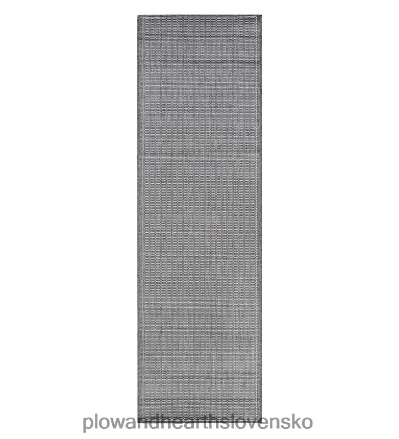 Plow & Hearth vnútorný/vonkajší polypropylénový koberec s textúrou verandy, behúň 2'3