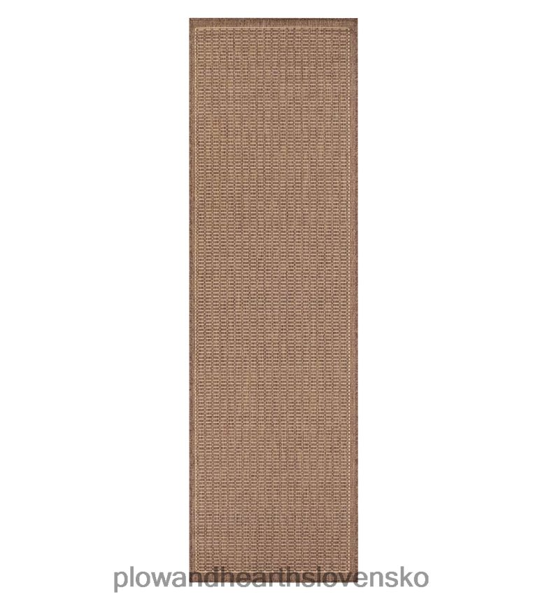 Plow & Hearth vnútorný/vonkajší polypropylénový koberec s textúrou verandy, behúň 2'3