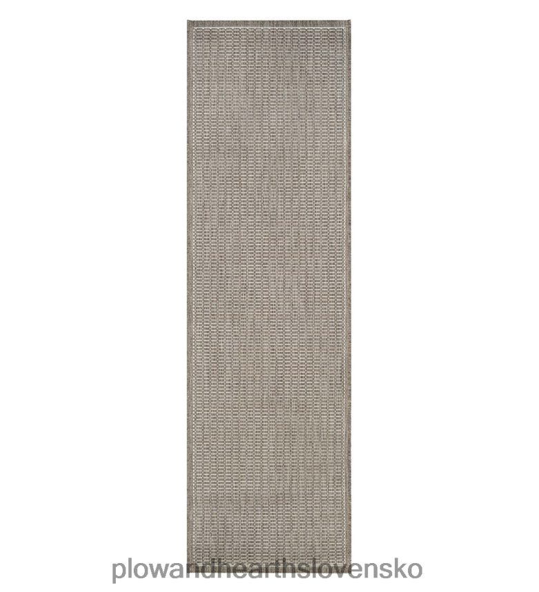 Plow & Hearth vnútorný/vonkajší polypropylénový koberec s textúrou verandy, behúň 2'3