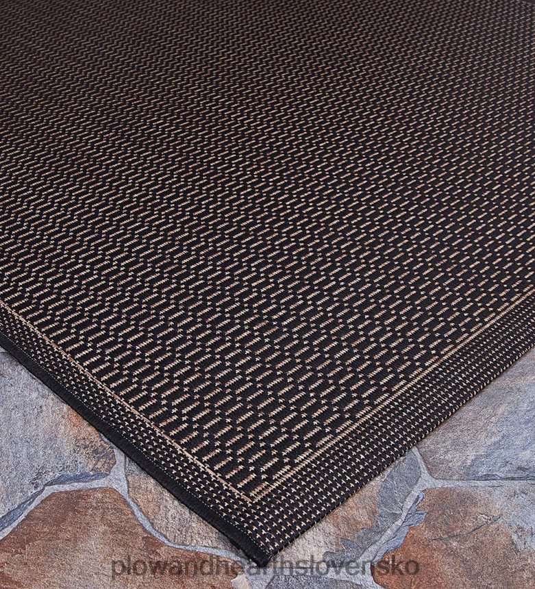 Plow & Hearth vnútorný/vonkajší polypropylénový koberec s textúrou verandy, behúň 2'3