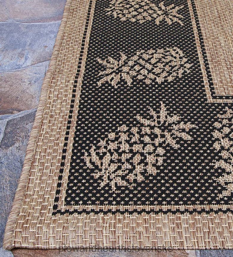 Plow & Hearth vnútorný/vonkajší polypropylénový koberec veranda ananás 6P208P1441 domáce potreby