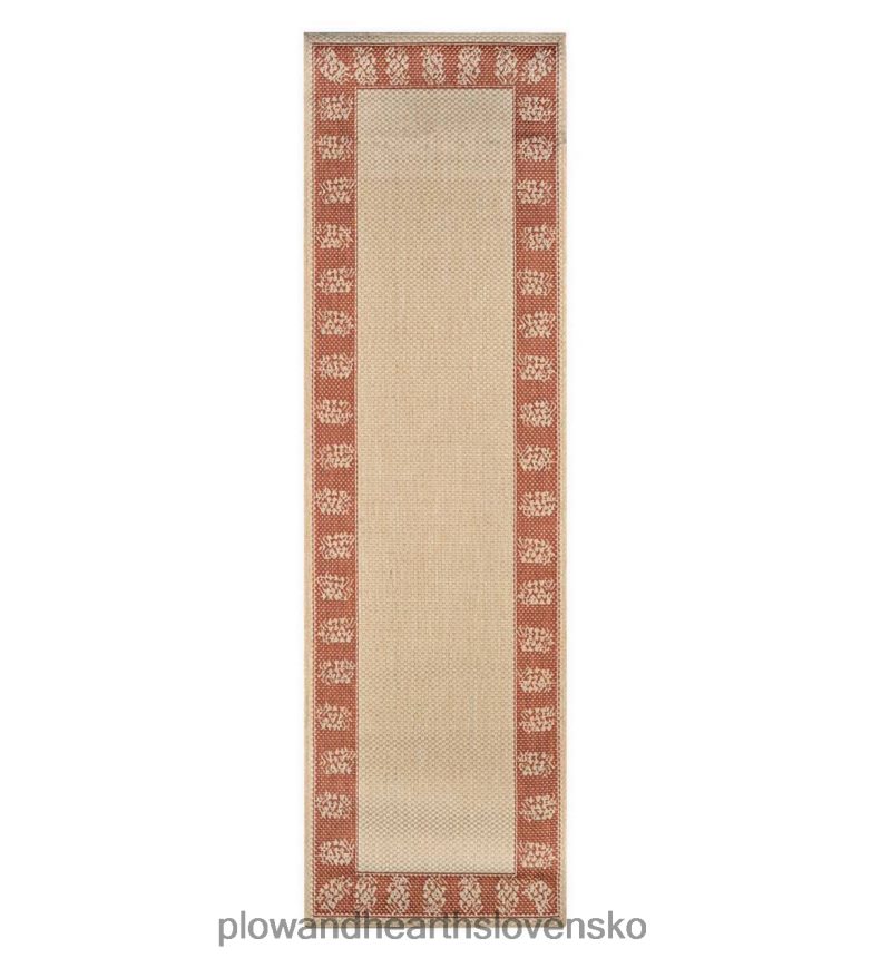 Plow & Hearth vnútorný/vonkajší polypropylénový koberec veranda ananás 6P208P1441 domáce potreby