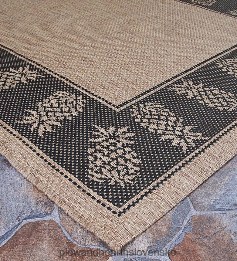 Plow & Hearth vnútorný/vonkajší polypropylénový koberec veranda ananás 6P208P1441 domáce potreby