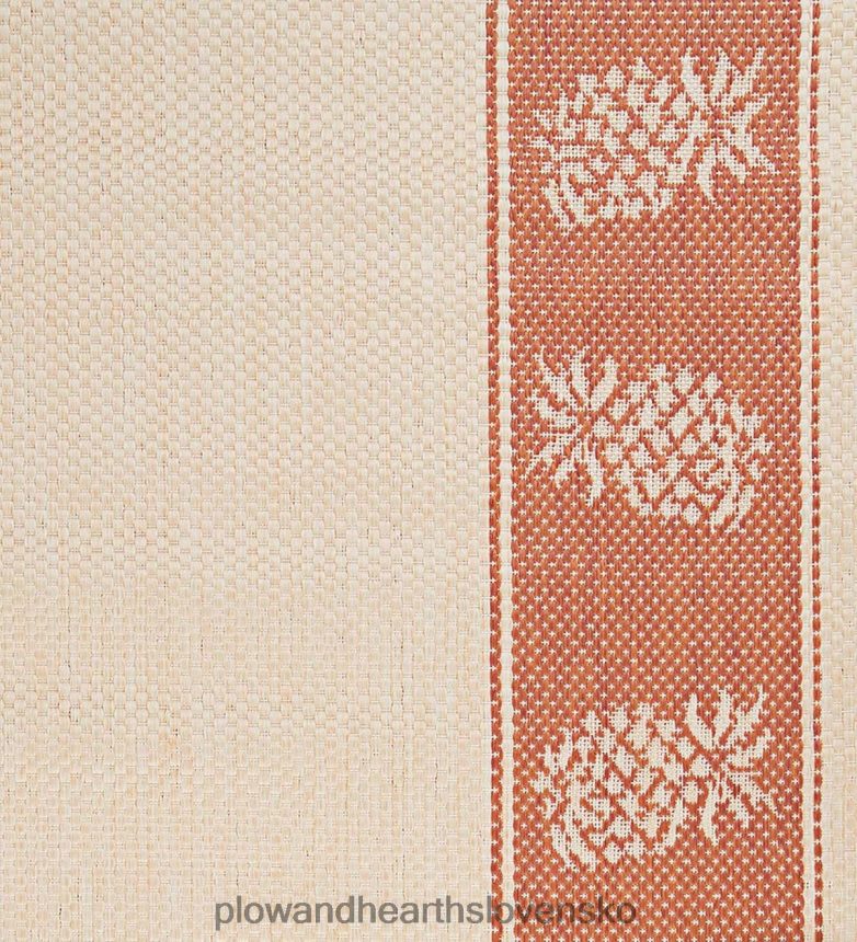 Plow & Hearth vnútorný/vonkajší polypropylénový koberec veranda ananás 6P208P1441 domáce potreby