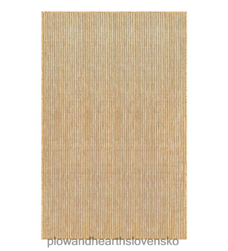 Plow & Hearth vnútorný/vonkajší pruhovaný polypropylénový koberec so štruktúrou 6P208P1403 domáce potreby