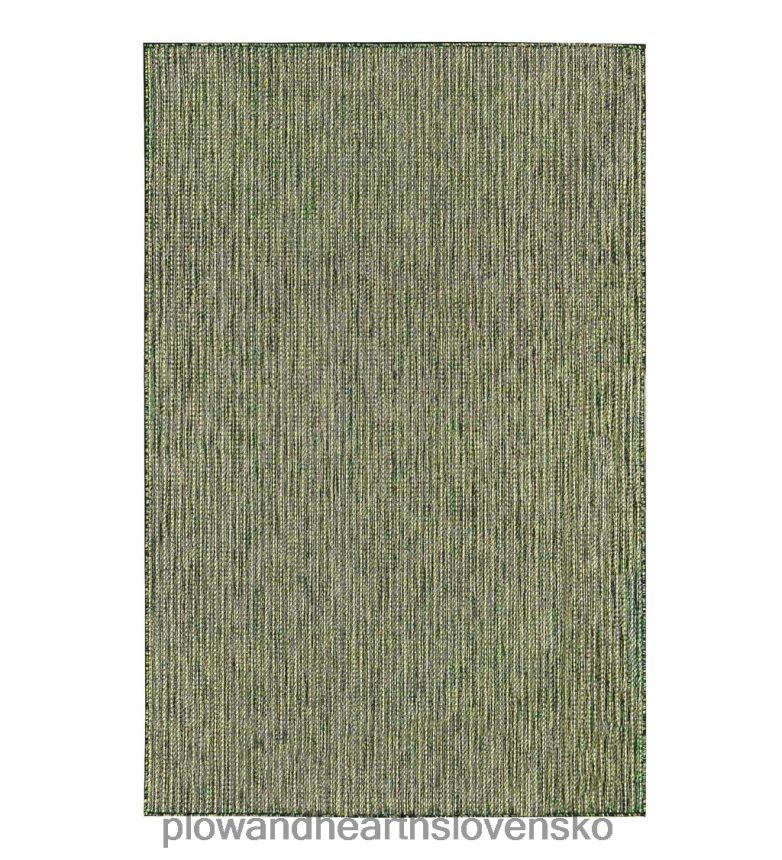 Plow & Hearth vnútorný/vonkajší pruhovaný polypropylénový koberec so štruktúrou 6P208P1403 domáce potreby