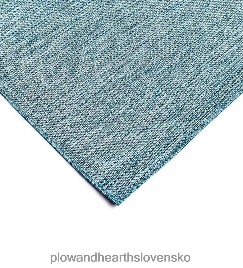 Plow & Hearth vnútorný/vonkajší pruhovaný polypropylénový koberec so štruktúrou 6P208P1403 domáce potreby