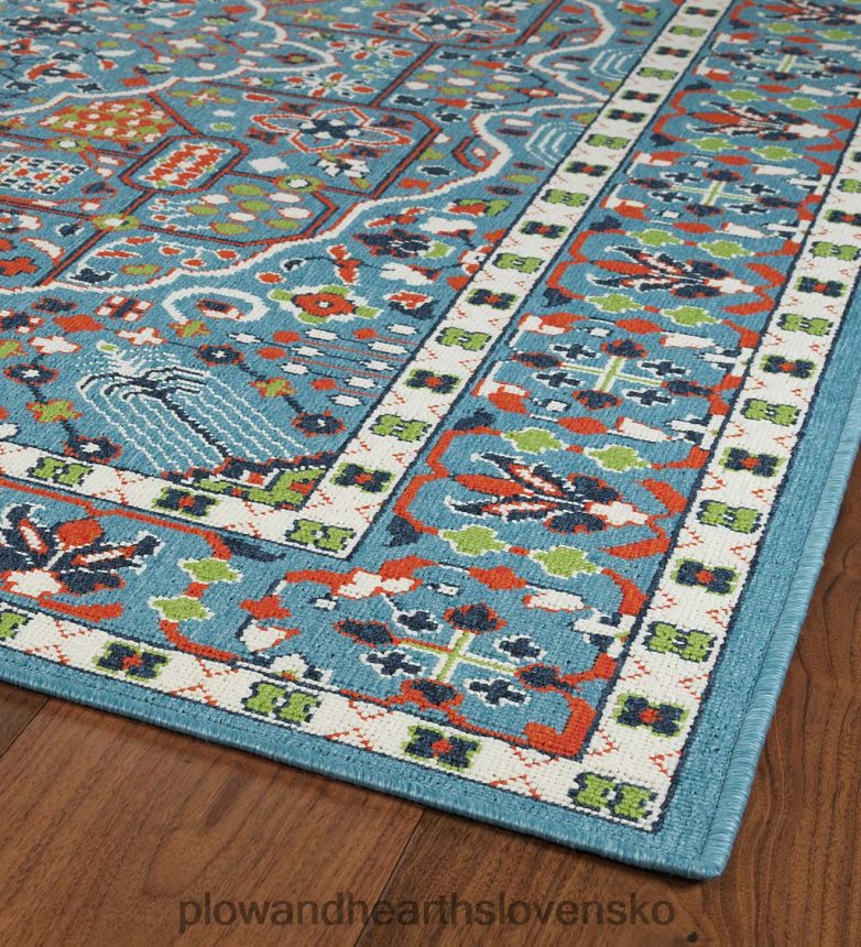 Plow & Hearth vnútorný/vonkajší tapisériový polypropylénový koberec brunswick 6P208P1375 domáce potreby