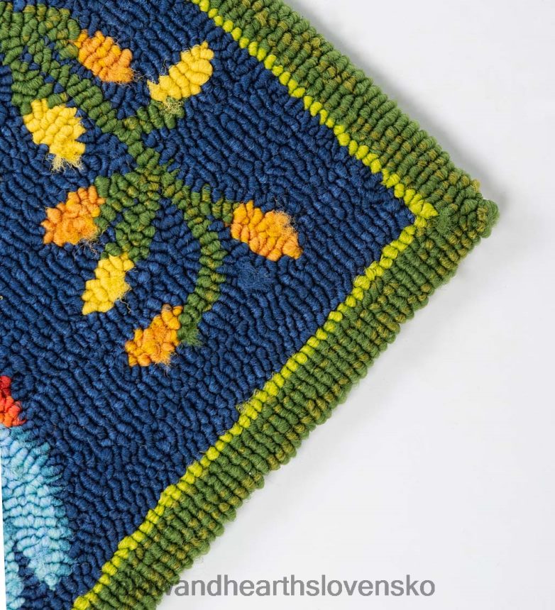 Plow & Hearth vnútorný/vonkajší trúbkový vinič s koberčekom z polypropylénového háku s háčikmi z kolibríka 6P208P1302 domáce potreby